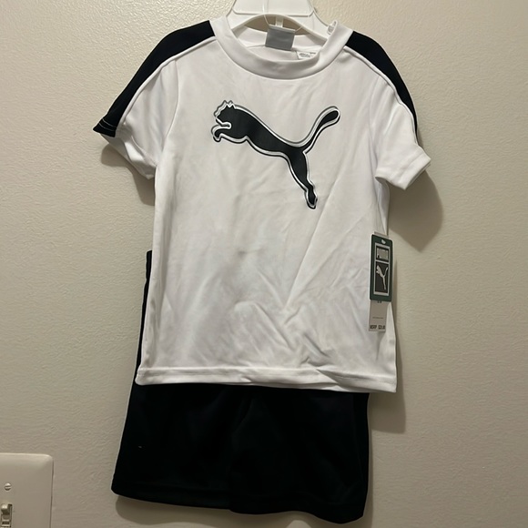 Puma Other - PUMA - TWO PIECE SET SIZE 18 MONTH BOY BLACK & WHITE NWT MSRP $28